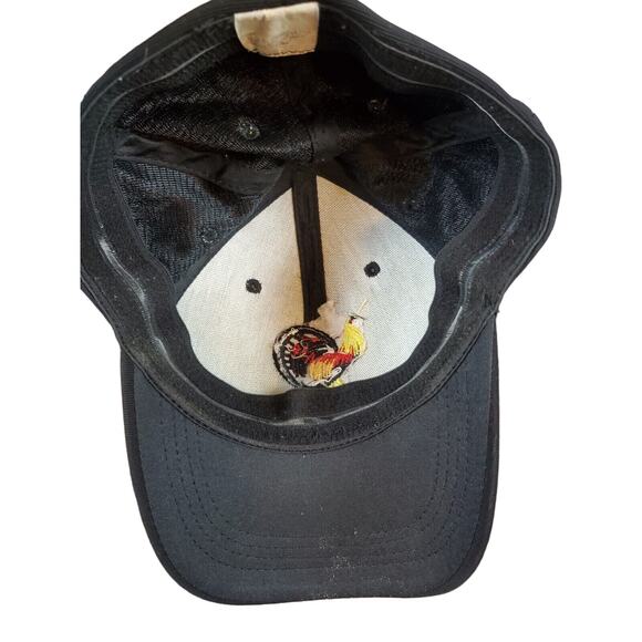 Big Rooster Fitted Stretch Baseball Cap. Black. Size L - Picture 4 of 4